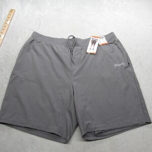 Bench Shorts Mens XXL 40 Gray Quick‎ Drying Moisture Wicking 8" Inseam Gym Run